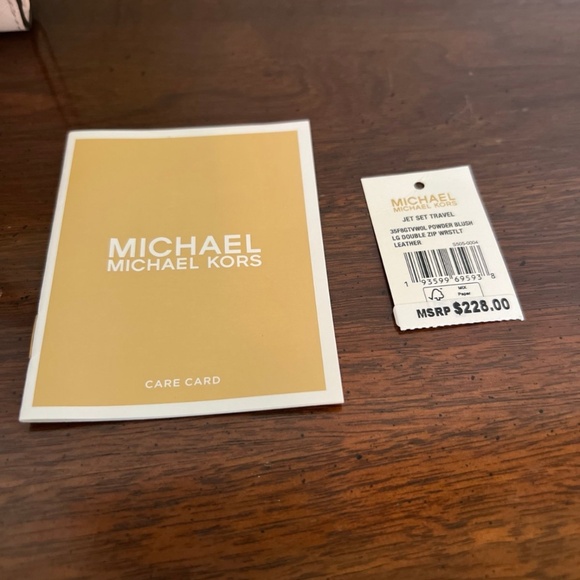 Michael Kors Jet Set Travel Large Double Zip Wristet - Picture 10 of 10